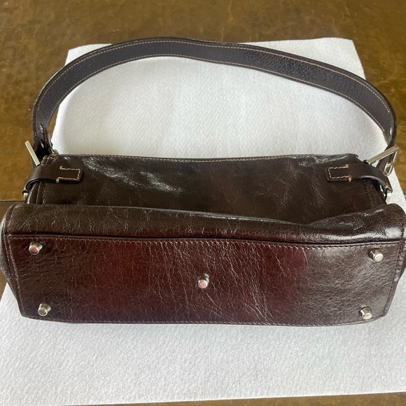 Francesco Biasia Beautiful Brown Leather Handbag - Picture 5 of 8